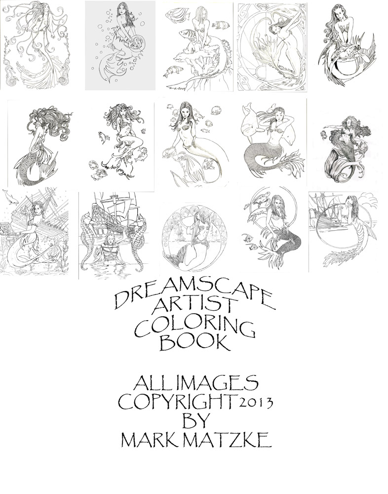Mermaid Coloring Book