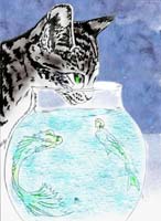 Cat Fishbowl