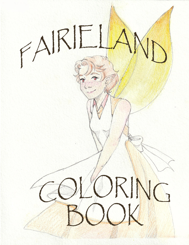 Fairieland Coloring Book