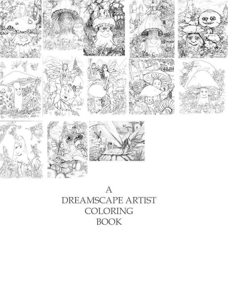Mushroom Coloring Book