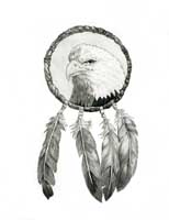 Eagle in Dreamcatcher