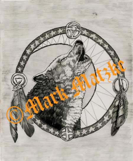 Wolf in Dreamcatcher